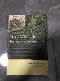 Handbook for Academic Authors[学术作者手册]
