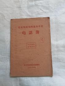 1964北京市邮局所属各单位电话薄