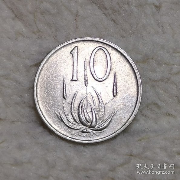 南非硬币10分。