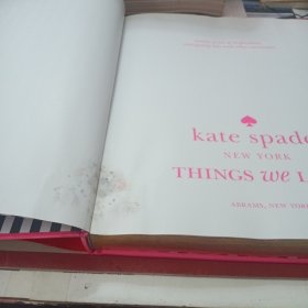 Kate spade new york20周年纪念画册things we love