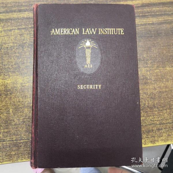 AMERICAN LAW INSTITUTE  SECURITY