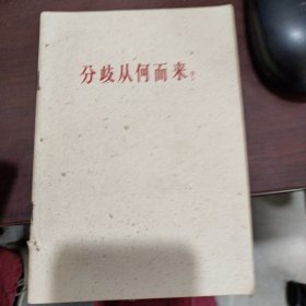 分歧从何而来