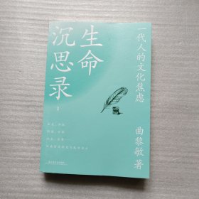 生命沉思录 1：一代人的文化焦虑