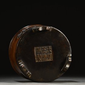 旧藏铜造梵纹香炉