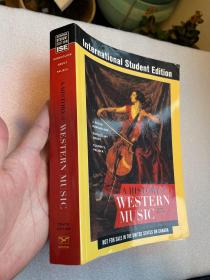 现货 A History of Western Music 英文原版   西方音乐史 简明西方音乐史 西方音乐简史