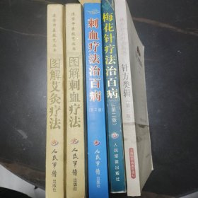 图解刺血疗法、图解艾灸疗法、刺血疗法治百病、梅花针疗法治百病、针方类辑
