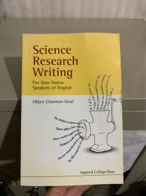 如何有效写论文 英文版 Science Research Writing for Non-Native Speakers of English 适用于非英语母语人员的科研写作