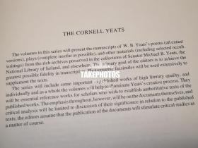 The Hour Glass:manuscript materials by W.B.Yeats 葉芝手稿影印本 CORNELL UNIVERSITY PRESS