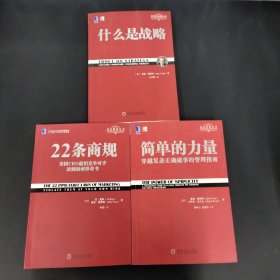 定位经典丛书：什么是战略、简单的力量、22条商规 3本合售