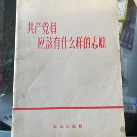 共产党员
应该有什么样的志愿