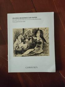 佳士得2019年拍卖会 CHRISTIES Paris，jeudi 28 mas 2019 OEUVRES MODERNES SUR PARIER 佳士得2019年拍卖会 巴黎现代作品