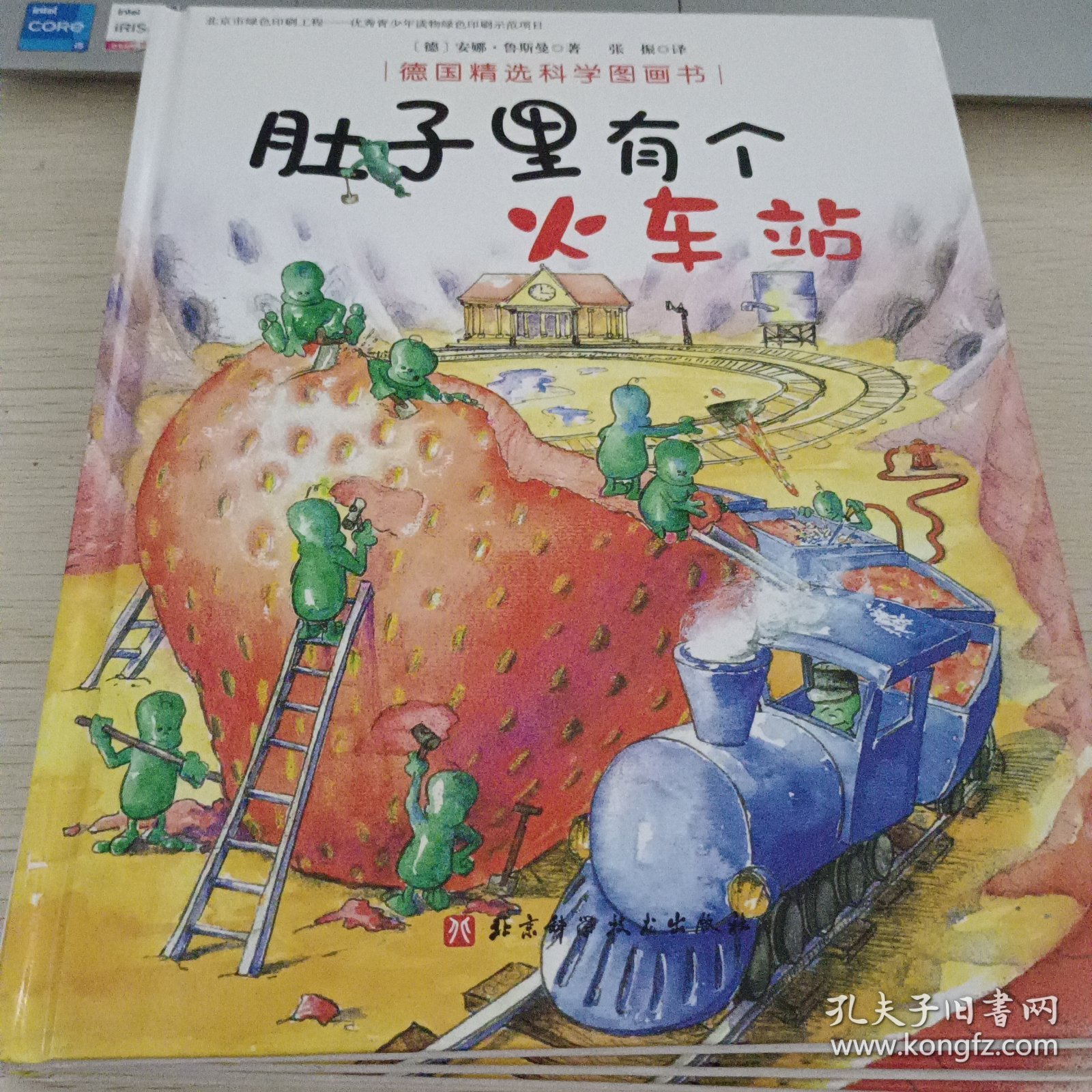 肚子里有个火车站/德国精选科学图画书
