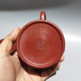 老紫砂壶紫砂茶壶刻绘德钟壶 280cc