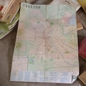天津市区交通图 1982