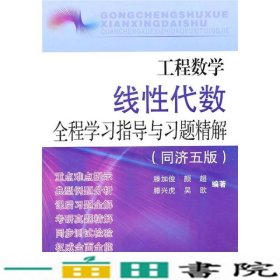 线性代数全程学习指导与习题精解同济五版滕加俊东南大学9787564123031