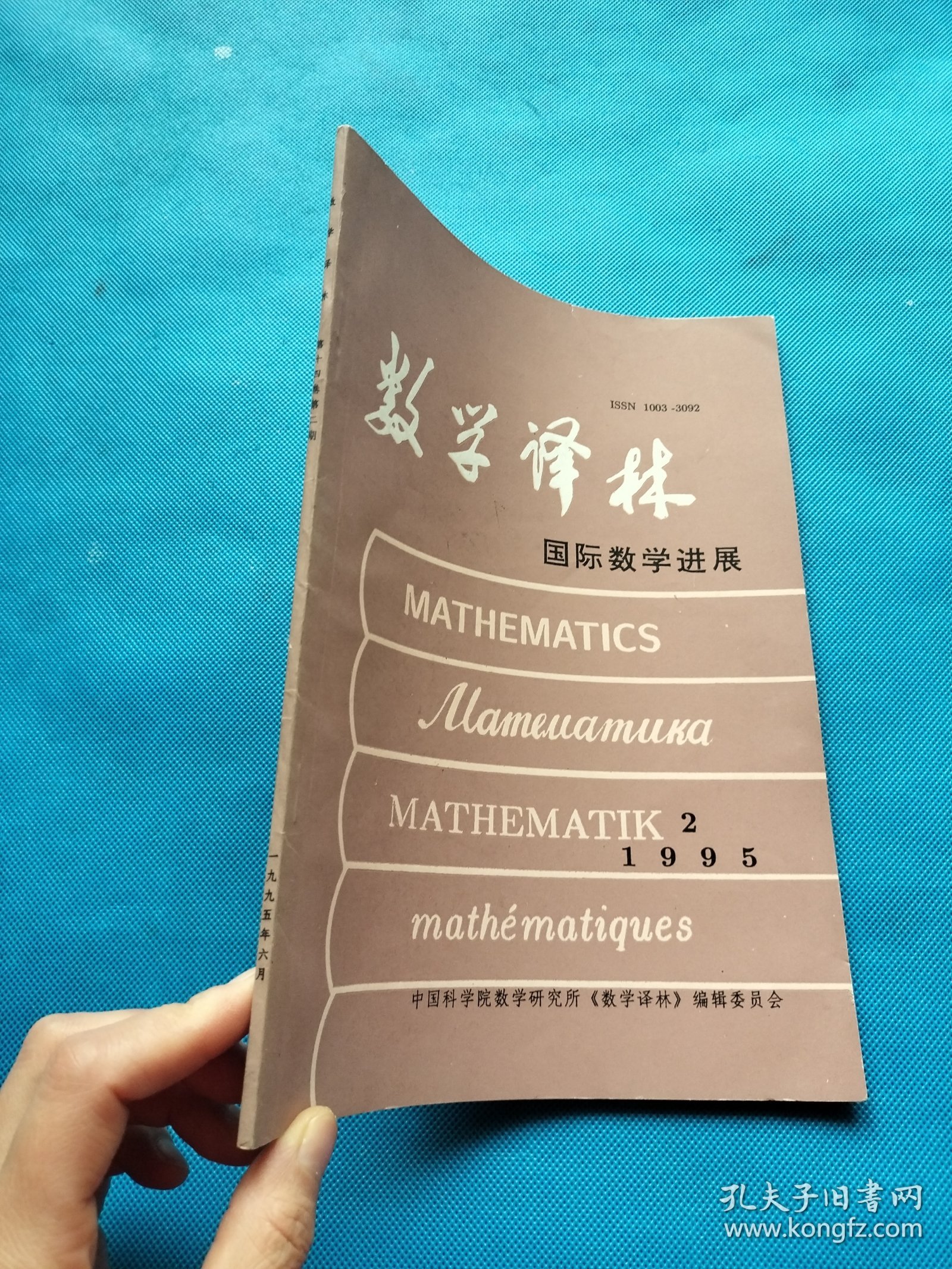 数学译林 国际数学进展 1995年6月