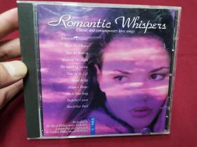 《ROMANTTCWHISPERS》外国原版音乐CD，碟片品好无划痕！