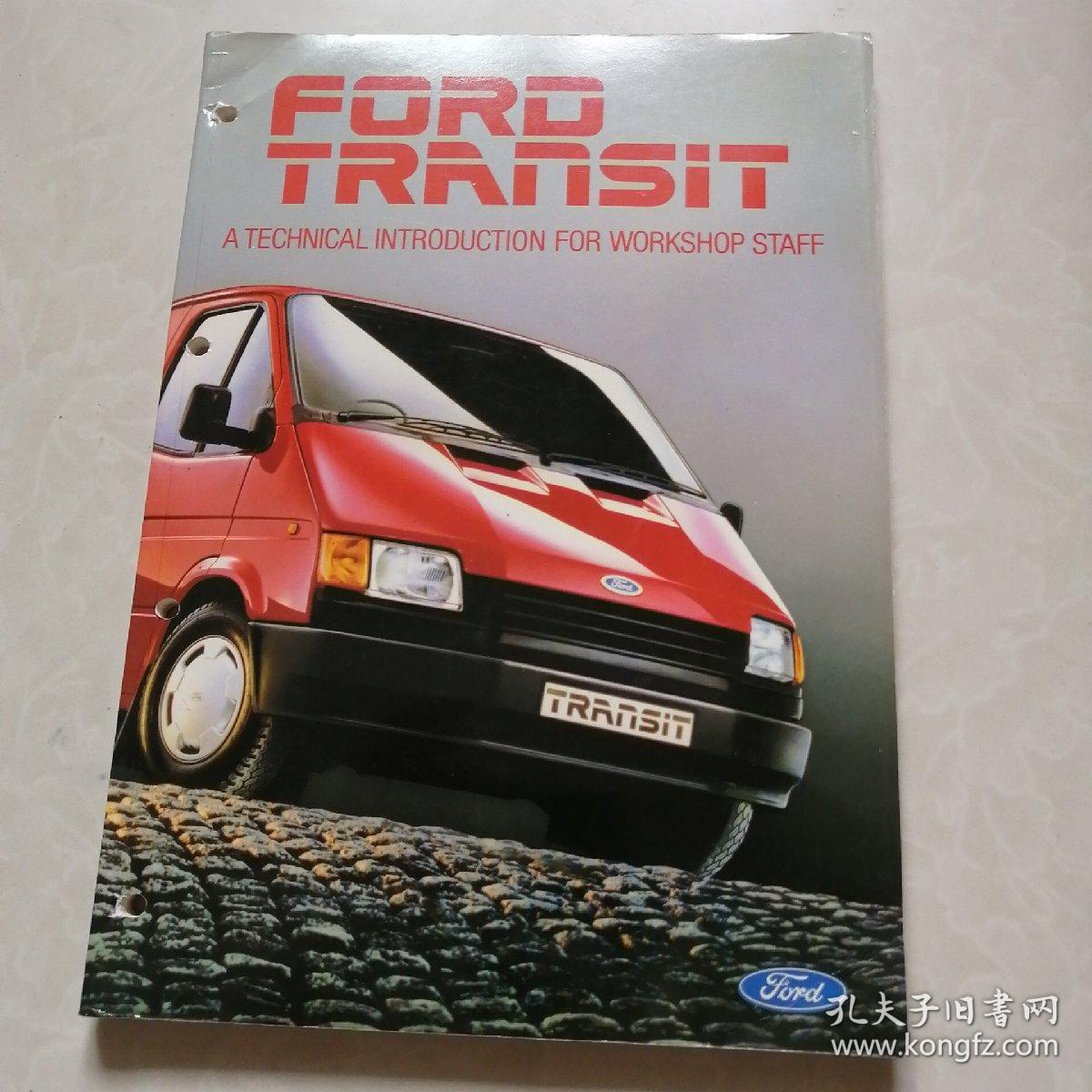 FORD TRANSIT福特汽车1986配件目录（附一个小画册子）