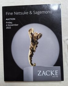 ZACKE 2022年 日本根付 印笼 提物 艺术品拍卖会