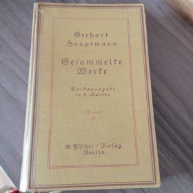gefammelte Berte 3 百年老书