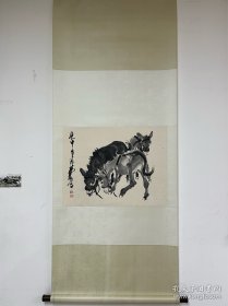 原裱黄胄作品 品相看图