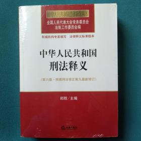 中华人民共和国刑法释义（第六版 根据刑法修正案九最新修订）