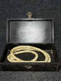 佛珠牛骨手链手串佛珠配木盒