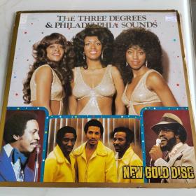 基本未使用日版12寸黑胶唱片the three degrees & philadelphia sounds，十二寸精选大碟，可复制产品，售出非假不退。