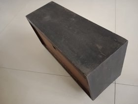 老收音机 淄博海鹰牌 不好用前玻璃有裂破损 摆件道具收藏 38×14×20