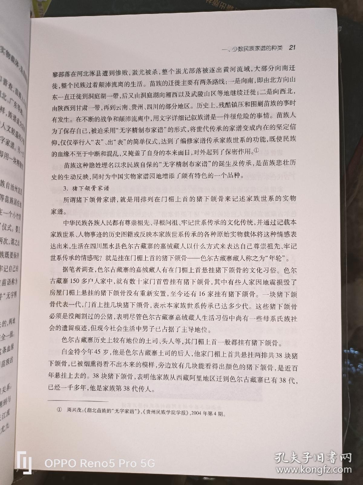 中国少数民族家谱通论（16开精装1版1印）