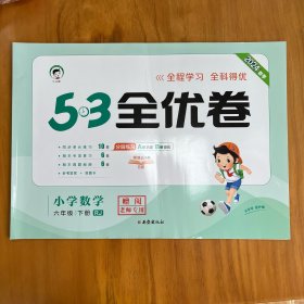 2024春季 53全优卷 小学数学 六年级下 RJ（人教版）〈样书，和普通版内容一致〉