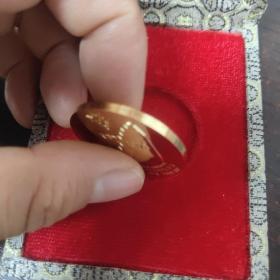 第11届亚洲运动会纪念章/原盒,镀金