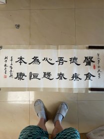刘沛龙 书法 毛笔字 软笔 横幅 作品 手写
