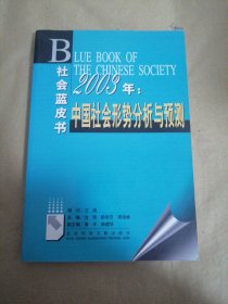 2003年：中国社会形势分析与预测