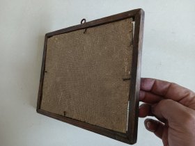 老相框 背内框20.5×15.5 薄底板可带玻璃不保破损 图五瑕疵小残缺
