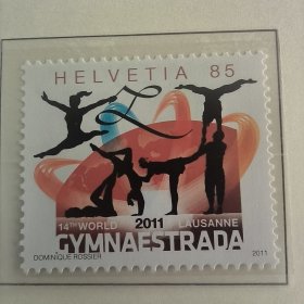 瑞士2011年邮票 世界体育馆 新 1全 外国邮票