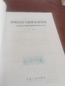 低碳经济与能源企业发展：第四届中国能源战略国际论坛文集