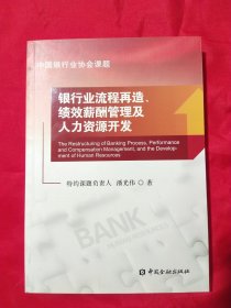 银行业流程再造、绩效薪酬管理及人力资源开发【一版一次印刷】