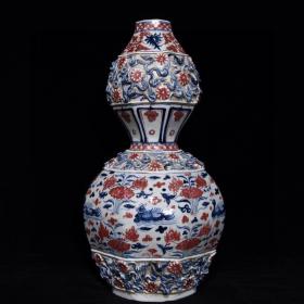 《精品放漏》八方葫芦瓶——元代瓷器收藏