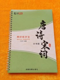 绍泽文化行书成人练字帖学生硬笔钢笔凹槽21天临摹写字板大本豪华视频版（唐诗宋词）