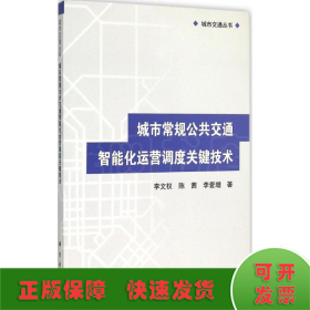 城市交通丛书：城市常规公共交通智能化运营调度关键技术