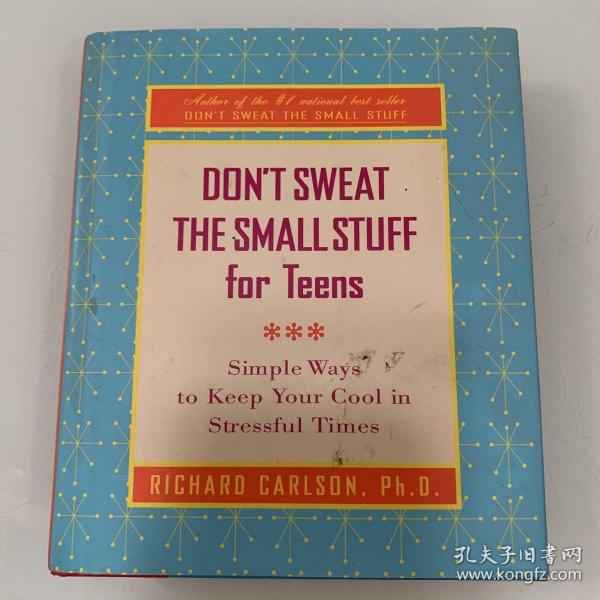 特价原版书：DON'T SWEAT THE SMALLSTUFF  for Teens（看图）内页无划线现货速发