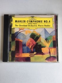 美国版打眼碟/马勒《第四交响曲》皮埃尔·布列兹指挥/曲目完整( MahlerSymphonieNO.4)TheClevelandOrchestra/PierreBoulez