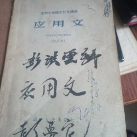 农村小学语文补充读物 应用文