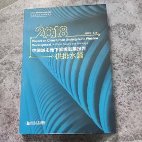 2018中国城市地下管线发展报告（供排水篇）/中国城市地下管线蓝皮书
