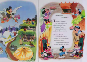 小金书 鹅妈妈 古早迪士尼内容有趣Walt Disney's Mother Goose RH Disney 2004