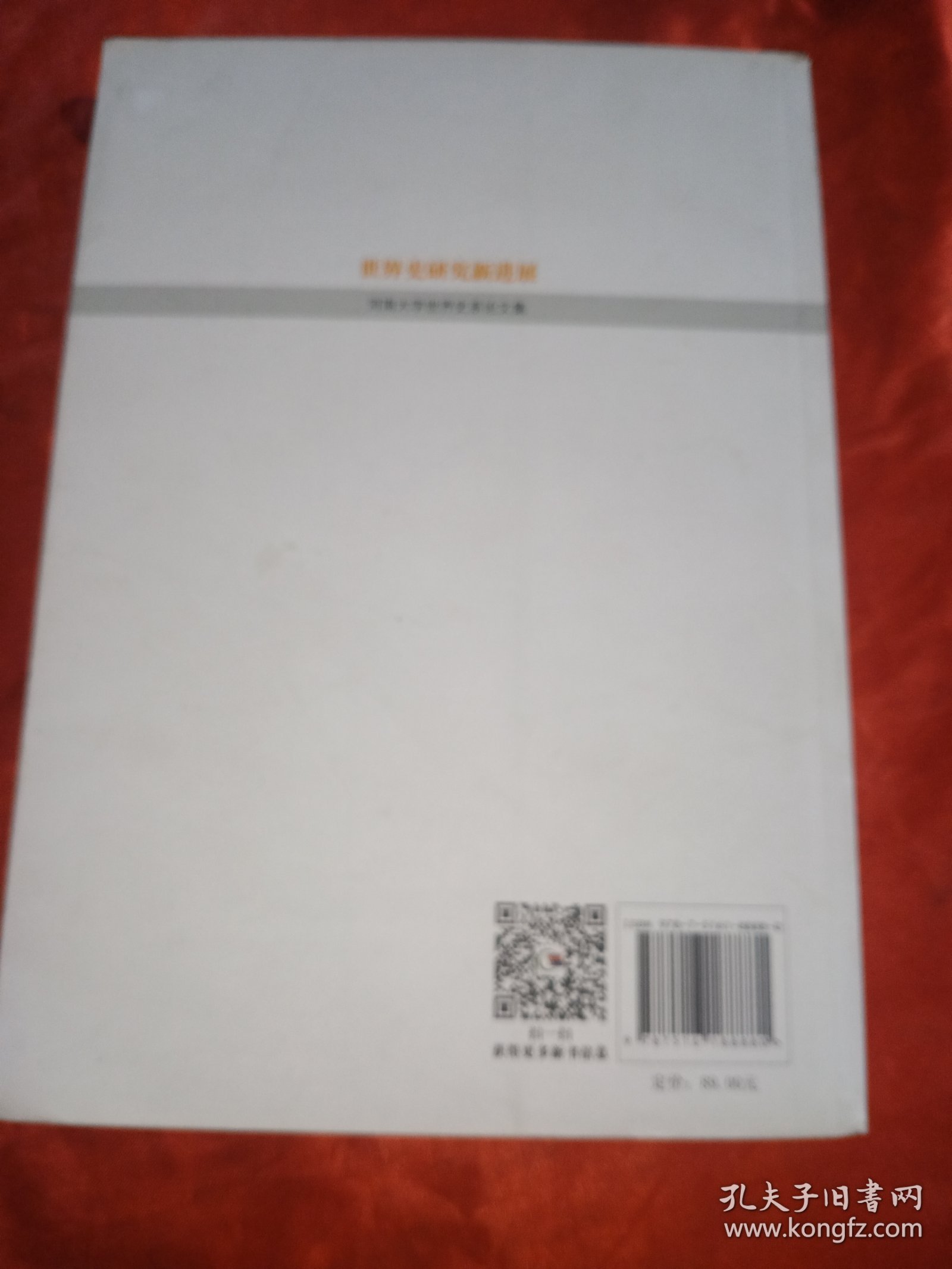 世界史研究新进展：河南大学世界史系论文集