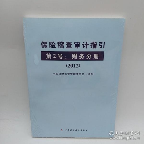 保险稽查审计指引第2号：财务分册