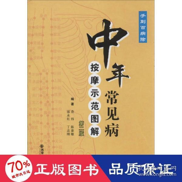 中年常见病——按摩示范图解（第二版）（手到百病除）