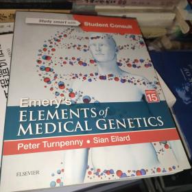 Emery's Elements of Medical Genetics[外文书 实图拍照  看图下单]（首页和侧面有印章）